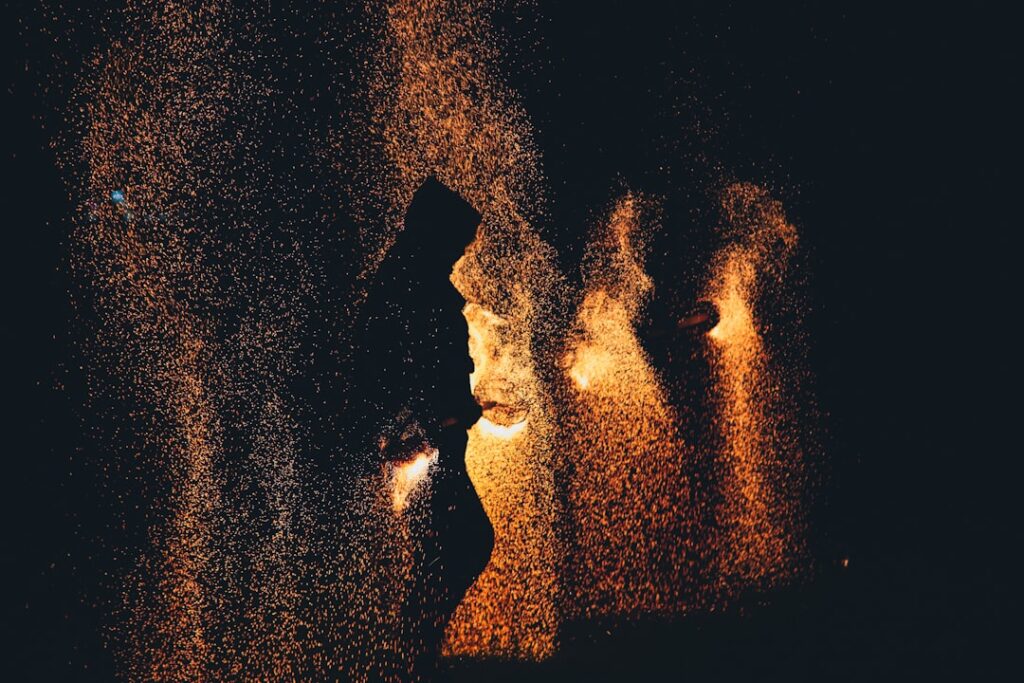 Photo spontaneous human combustion