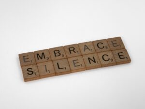 Photo quotes about silence