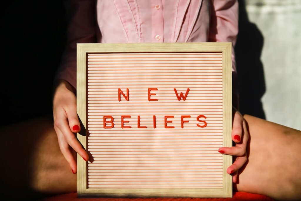 Photo believe in signs